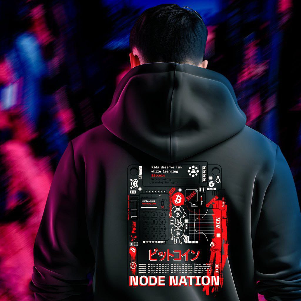 Hoodie Bitcoin Negro